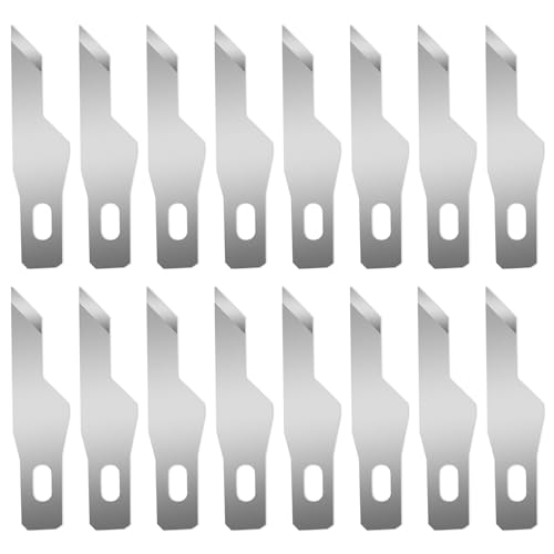 120 Pcs Exacto Knife Blades, #16 High Carbon Steel Hobby Knife Blade Refills Hobby Knife Replacement Blades for Craft, Scrapbooking, Stencil - size: #16