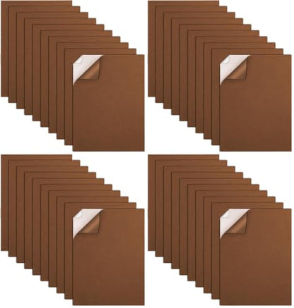 MEARCOOH Self Adhesive Foam Sheets, Brown 9x12 Inch 2mm Sticky Eva Foam Paper for Crafts Cardmaking Photo Frames Classroom Scrapbooking Christmas Crafts (Brown 10 Sheets) (Pack of 4) - color: Brown Self-adhesive, size: 9X12in-2mm (Pack of 4)