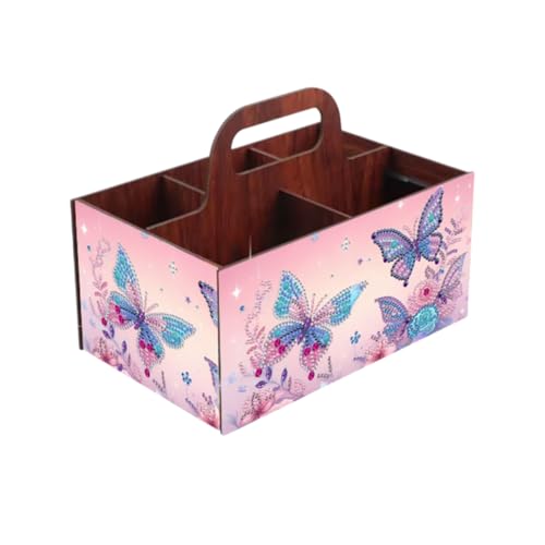 Butterfly Diamond Painting Storage Box with Portable Handle - color: Butterfly3