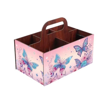Butterfly Diamond Painting Storage Box with Portable Handle - color: Butterfly3