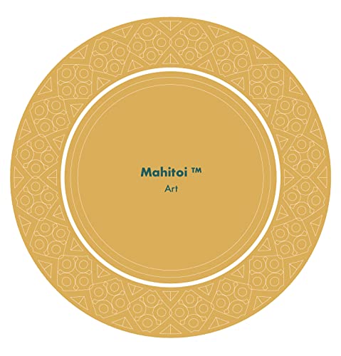 Palette for Watercolors, Oil & Acrylic Paints, Mix & Separate Colors, White, Art 20 Wells, 13” x 10” 4 slated Squares, 4 Squares, 4 Large circulars, and 8 Small Circular Wells for All Levels