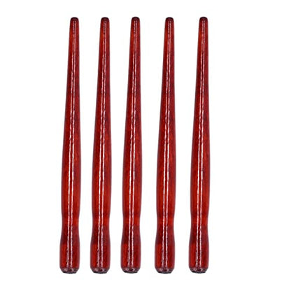 5Pcs Tachikawa Comic Pen Nib Holder for Various Pen Nib, Comic Dip Pen Set, Dip Pen Nib Holder Premium Sandalwood Hold Sturdy Comic Pen Nib Holder5Pcs Burlywood C (Red Wood Color) - color: Red Wood Color