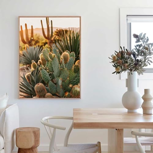 Cactus Diamond Art Kits for Adults, Diamond Painting for Beginner 5D DIY | Cactus Diamond Dots Full Drill Crafts for Gem Art Dot Art for Adults Home Wall Decor for Teens Boys Girls 12x16inch - color: DP-27