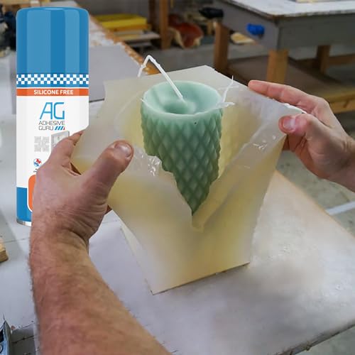 Adhesive Guru Non Silicone Epoxy Mold Release Spray (2x13.5 fl oz), Silicone-Free Release Agent Aerosol Spray for Epoxy Resin Molds, 2 Pack - color: 13.5 fl oz, size: 2 Pack