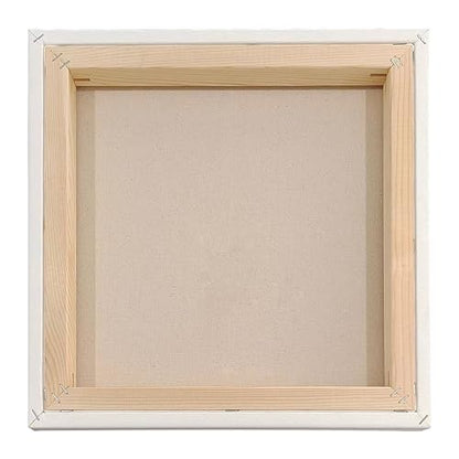 Artist's Loft 14" x 14" Level 3 Gallery Wrapped Heavy Duty Canvas - Archival Quality and Acid Free Cotton Canvas for Acrylic and Oil Paints - 1 Pack - size: 14 x 14