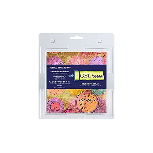 Gel Press Monoprinting Gelli Plate - (Size: 6" X 6") - 10800 | Gel Printing Plate for Arts & Crafts - size: 6" x 6"