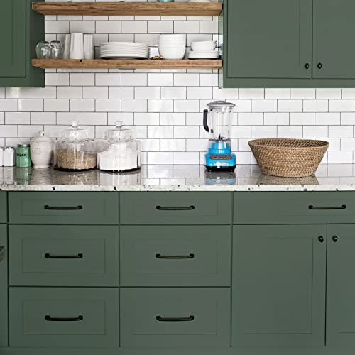 DWIL Matte Finish Furniture Paint - 32 Oz Wood Paint for Cabinets, Doors, Tables, and Dressers Refinishing - Water-Based, Non-Toxic & Odorless, Easy to Apply(Cardamom Green)-With Tools - color: Cardamom Green, size: 32 Ounce (Pack of 1)