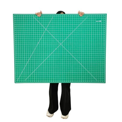 Self Healing Cutting Mat Cutting Plate Cutting Scale Plate Painting Engraving Plate Cutting Table Mat Manual Mat PVC Plate (A0) - size: 48"L x 0.3"W