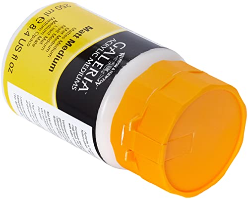 Winsor & Newton Galeria Acrylic Matte Medium, 8.4-oz (250ml) Jar - color: Matte Medium, style: 8.4-oz