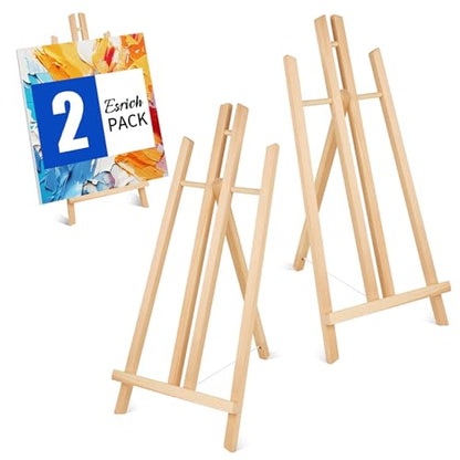 ESRICH 2PCS 17 Inch Tabletop Easels, Easel Stand for Painting - style: 2