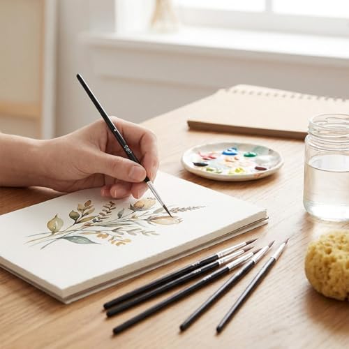 30Pcs Fine Paint Brushes #000 Fine Line Brushes Set