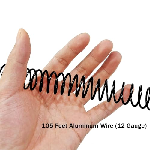 12 Gauge Aluminum Wire, 105 Feet 2mm Bendable Metal Craft Wire for Sculpting, Armature, Jewelry Making, Floral Making, Doll Making, Modelling, Crafting, Bonsai Training (Black) - color: Black