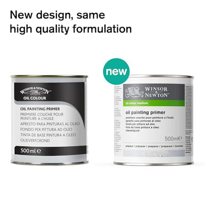 Winsor & Newton Oil Painting Primer, 500ml (16.9-oz) Tin - color: Oil Painting Primer, style: 16.9-oz Bottle