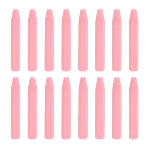 MECCANIXITY 16PCS Oil Pastels Set, Soft Oil Colored Drawing Pastels Chalk Vibrant Color for Artists Art Supplies for Beginners Teachers, Pink - color: Pink