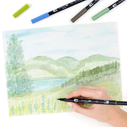 Tombow ABT Dual Brush Pen set of 10, LANDSCAPE