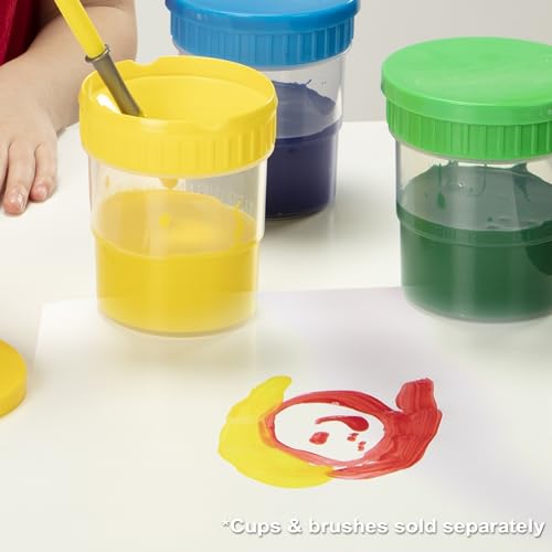 Melissa & Doug Washable Poster Paint Set (4 Colors – Red, Yellow, Green, Blue)