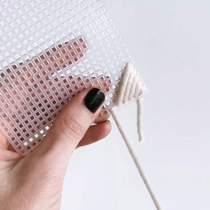 YOUNTHYE 20 PCS Plastic Canvas Sheets 7 Count 9.8X 13.2Inch Plastic Mesh Sheet Large Plastic Canvas for Embroidery Crafting, Acrylic Yarn Crafting, Knit and Crochet Projects - size: 7count