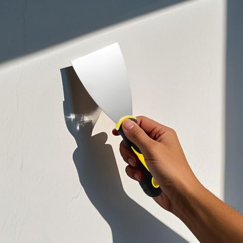 20PCS Putty Knife Set 1, 2, 3, 4, 5 Inch, Stainless Steel Spackle Knives, Metal Knife Scrapers with Non Slip Handles for Drywall Finishing, Plaster Scraping, Decals, and Wallpaper