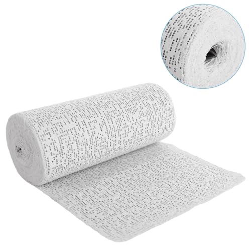 12 Pack Plaster Cloth Rolls Bulk, Each Roll 6”x 180” Plaster Cloth Gauze Bandage, Gauze of Paris Strips for Crafts, Modeling, Belly Cast, Masks, Scenery (6In x 15Ft/ 5Yd)