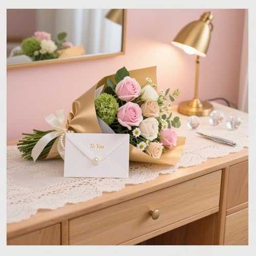 Awclub 50 Sets Blank Watercolor Cards with Envelopes, 140lb/300GSM Cotton Watercolor Paper Cards for Art Painting Creative Greeting Cards, 5x7 Inch