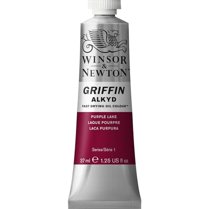 Winsor & Newton Griffin Alkyd Fast Drying Oil Paint, Purple Lake - color: Purple Lake, style: 1.25-oz Tube