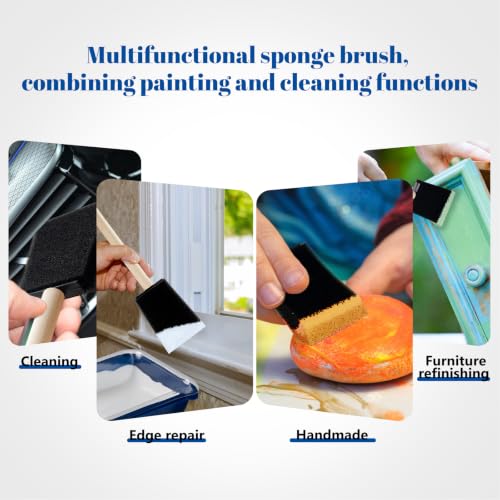 2 Inch Small Paint Roller Kit, 3/8” Nap, 15 Pack | Microfiber Paint Roller Covers, Paint Tray with Liner, Foam Brush, for small spaces, Windows, Cabinets, Walls and touch-ups