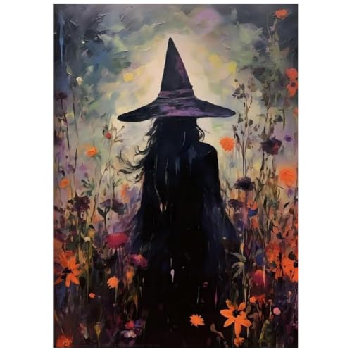WUDWL Halloween Witch Diamond Art Kits for Adult Diamond Painting Kit - color: DP04614