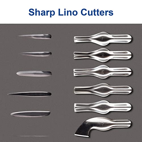 Linoleum Block Cutters - 6 Different Shaped Lino Cutters, 2 Set - style: 6 Type Blades(2 Sets)