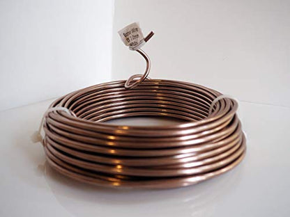 Anodized Aluminum 4.0mm Bonsai Training Wire 250g Large Roll (23 feet) - Choose Your Size and Color (4.0mm, Brown) - color: Brown, size: 4.0mm