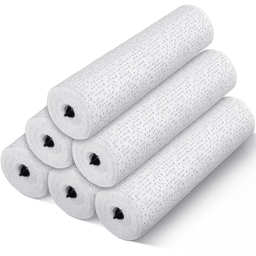 Heentan 6 Rolls Plaster Bandages Strips for Belly Cast Art,8 X 180 Inches | Fast Setting Plaster Gauze for Mask Making, Sculpture Molds, DIY Crafts, Pregnancy Belly Casting, Scenery Art Projects - size: 8 x 180 Inch