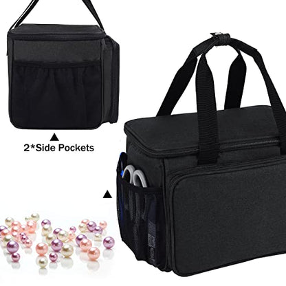 Sewing Basket Bead Organizers and Storage Adjustable Compartments Bead Bag | Diamond Painting Storage Jewelry Making Kits Organizer for Sewing Tools Diamond Art Accessories and Tools