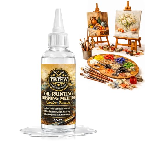 Paint Thinner for Oil Based Paint, Odorless Paint Thinner-3.4oz