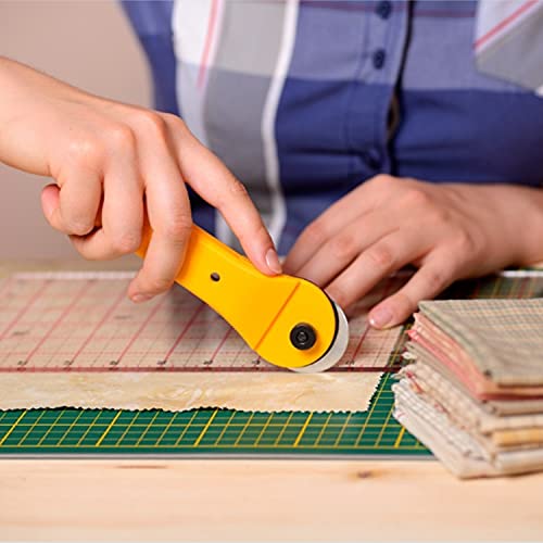 HEADLEY TOOLS 28mm Rotary Cutter Blades 10 Pack Fits Olfa, Fiskars, Replacement Rotary Blade for Arts Crafts Quilting Scrapbooking Sewing, Sharp and Durable - size: 28mm 10pcs