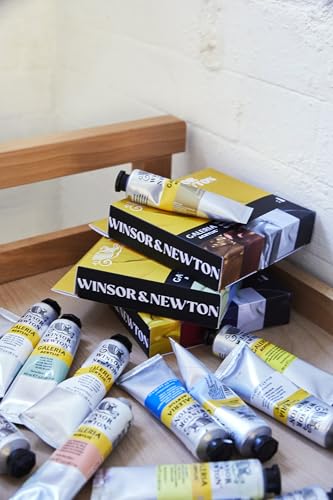 Winsor & Newton Galeria Acrylic Paint Set, 5 x 60ml (2-oz) Tubes, Process | Introductory Acrylic Paint made with Professional Pigments, Perfect for Beginners, Buttery Texture, High Tinting Strength - size: 2 Fl Oz (Pack of 5), style: 5 x 60ml (2-oz) Tubes