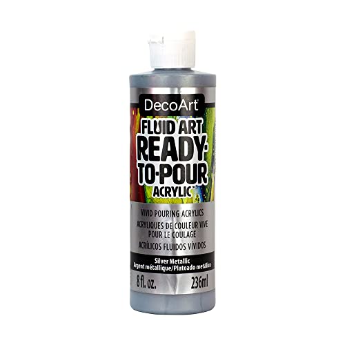 Deco Art Fluid Art Silver - color: Silver_metallic