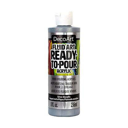 Deco Art Fluid Art Silver - color: Silver_metallic