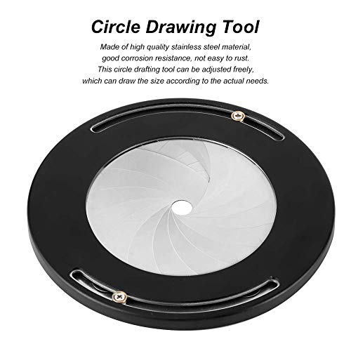 Circle Drawing Maker Tool Measuring Ruler Round Circle Template Ruler Maker Tool Adjustable Measurement for Woodworking Drafting Drawing