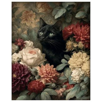 Cat Paint by Numbers Kit for Adults, Adult Paint by Number Kits 16x20 in - color: Cat