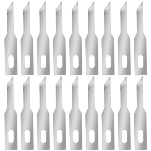 120 Pcs Exacto Knife Blades, #A16 High Carbon Steel Hobby Knife Blade Refills Hobby Knife Replacement Blades for Craft, Scrapbooking, Stencil - size: #A16