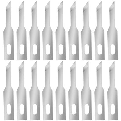 120 Pcs Exacto Knife Blades, #A16 High Carbon Steel Hobby Knife Blade Refills Hobby Knife Replacement Blades for Craft, Scrapbooking, Stencil - size: #A16