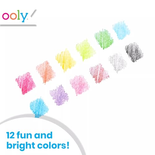 Ooly UnMistakeAbles Erasable Colored Pencils, Set of 12 - style: Erasable Pencils