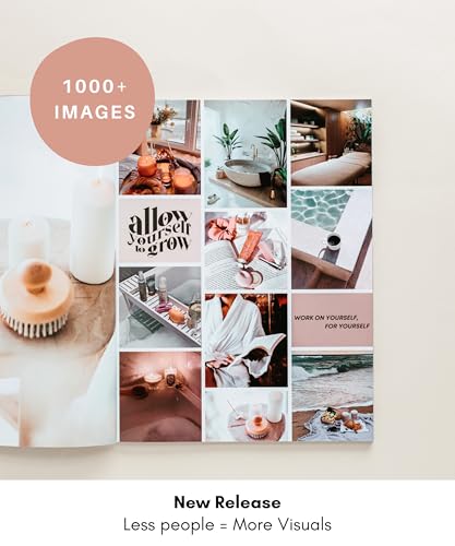 Lamare Vision Board Book -1000+ Images, Vision Board Supplies for Women | Design Your Dream Life | Vision Board Kit, Vision Board Magazines, Collage Book for Manifestation & Scrapbooking - color: Original
