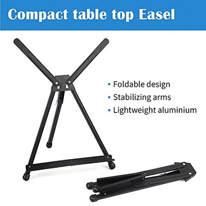 Falling in Art 1 Pack 15" to 21" Tabletop Easel for Painting & Display - style: 1 PACK