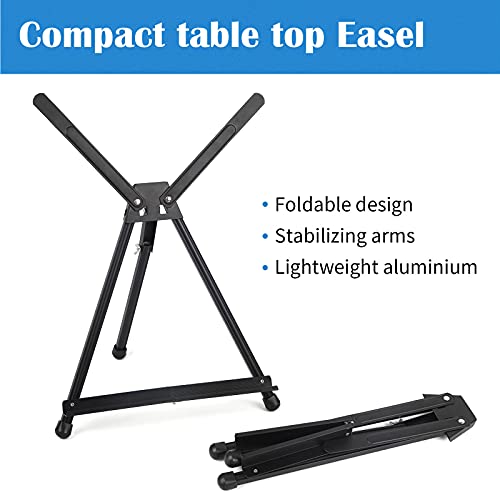 Falling in Art 4 Pack 15" to 21" Tabletop Easel for Painting &Display - style: 4 PACK
