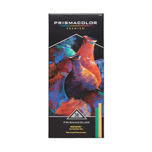 Prismacolor Premier Nupastels, Firm Pastel Color Sticks, 36 Count - For Textures, Blending, Shading
