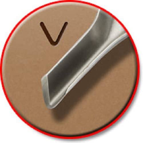 ESSDEE 0.5mm Linoleum Cutter Tool - No. 1 Size Lino Blades - High Carbon Steel - Pack of 5 - Made in UK