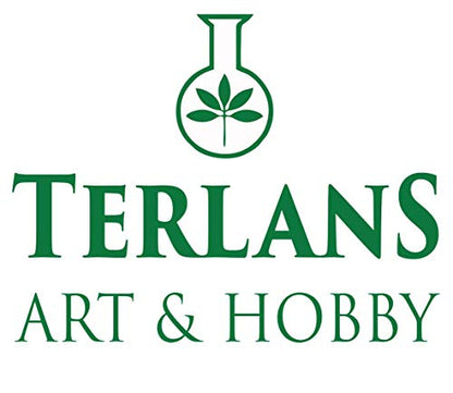 TERLANS Professional Odorless Oil Paint Thinner 100 ml (3.38 Fl.Oz.) – Controlled and Smooth Dilution, Completely Odorless Turpentine Substitute for Painting