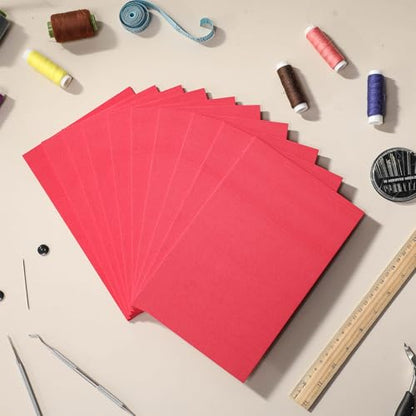 Innconee 20 Pcs 3mm Embroidery Foam EVA Foam Sheets for 3D Embroidery Arts and Crafts, DIY Projects, Hand Sewing, Quilting, Hats, Cosplay Costumes, Pillows(Red,6 x 9 Inch) - color: Red, size: 6 x 9 Inch