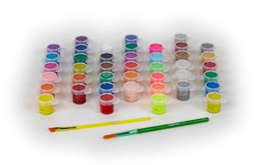 Crayola Kids Washable Paint Set, 42 Ct. Gift for Kids, Ages 3, 4, 5, 6, 7, Assorted