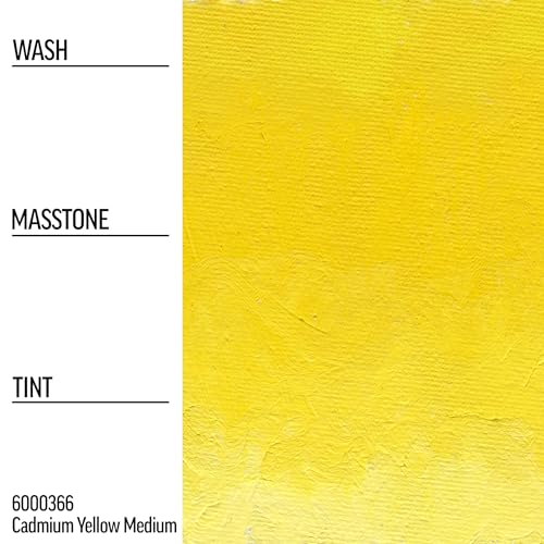 Williamsburg Artist Oil Colors by GOLDEN, Cadmium Yellow Medium, 37 ml tube, Professional Oil Paint, Opaque - color: Cadmium Yellow Medium, size: 1.25 Fl Oz (Pack of 1)